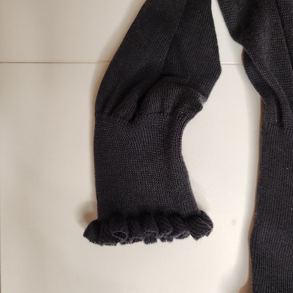 Marc Jacobs Buttondown Ruffle Drop Waist Victorian Witchy Sweater Dress Sz XS - Picture 3 of 12